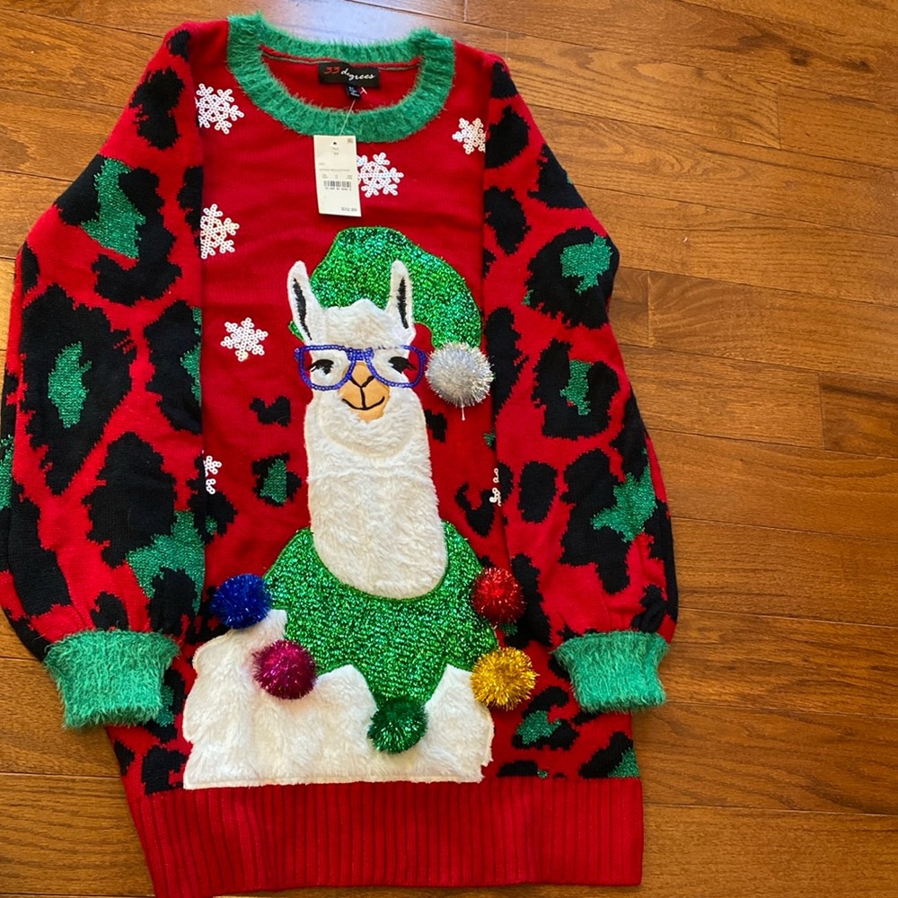 Ugly Christmas Sweater, Women’s (xs), 33 degrees